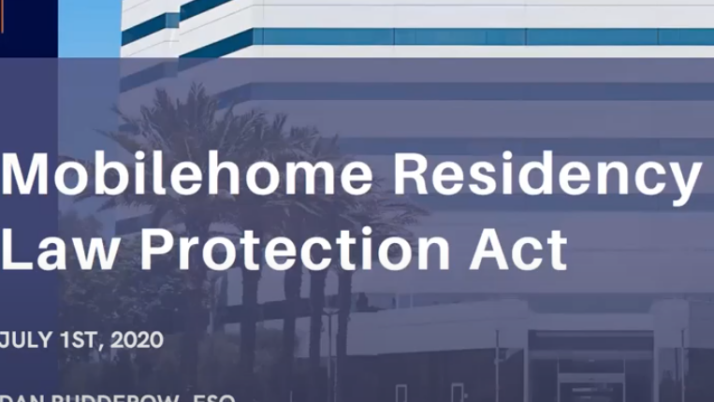 Mobilehome Residency Law Protection Act