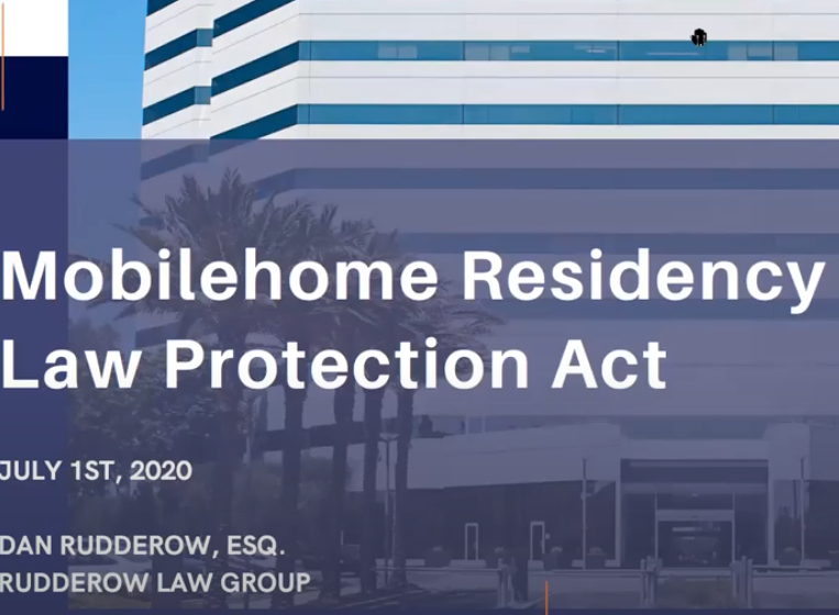 Mobilehome Residency Law Protection Act