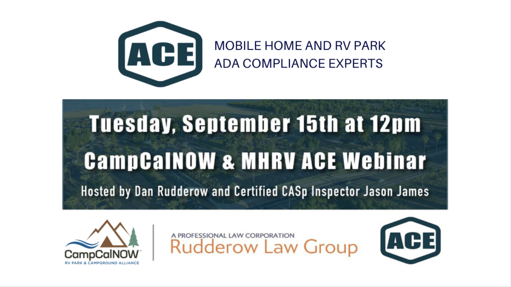 CampCalNOW & MHRV ACE Webinar - CASp Inspections